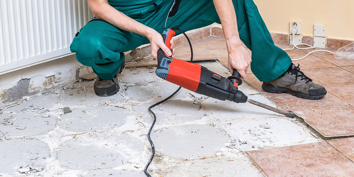 Removing Old Flooring