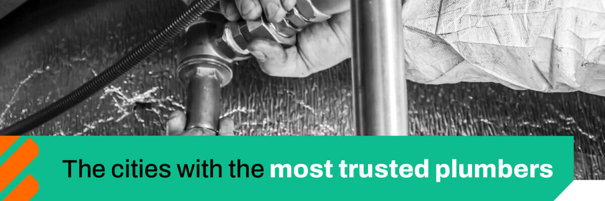 The cities with the most trusted plumbers